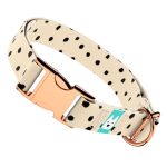 Fekete foltok bézs alapon - Kutya Nyakörv - april & june