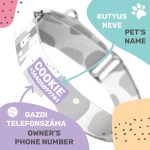 Név ráírása nyakörvre, személyre szabás - april & june