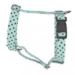 Black Hearts on Blue - Dog Harness or Cat Harness - april & june