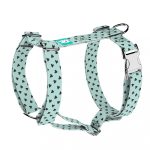 Black Hearts on Blue - Dog Harness or Cat Harness - april & june