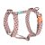 Black Hearts on Pink - Dog Harness or Cat Harness - april & june