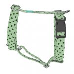 Black Hearts on Matcha - Dog Harness or Cat Harness - april & june