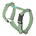 Black Hearts on Matcha - Dog Harness or Cat Harness - april & june