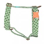 Black Hearts on Matcha - Dog Harness or Cat Harness - april & june