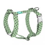 Black Hearts on Matcha - Dog Harness or Cat Harness - april & june