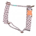 Szivecskés, lila - Kutyahám és Macskahám - Black Hearts on Purple - april & june