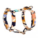 Beige and Blue Camouflage - Dog Harness or Cat Harness - april & june
