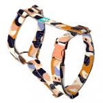 Beige and Blue Camouflage - Dog Harness or Cat Harness - april & june