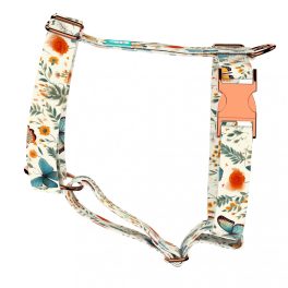   Butterflies and Wild Flowers - Dog Harness or Cat Harness - april & june