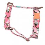 Pembroke Welsh Corgi, tricolor, pink - Dog Harness or Cat Harness - april & june