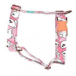 Samoyed, pink - Dog Harness or Cat Harness - april & june
