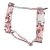 English Bulldog, pink - Dog Harness or Cat Harness - april & june