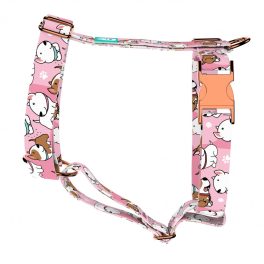   Bull Terrier, pink - Dog Harness or Cat Harness - april & june
