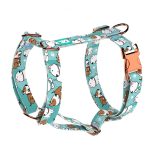 Bull Terrier, blue - Dog Harness or Cat Harness - april & june