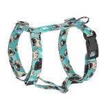 Pug, blue - Dog Harness or Cat Harness - april & june