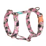 Pug, pink - Dog Harness or Cat Harness - april & june