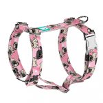 Pug, pink - Dog Harness or Cat Harness - april & june