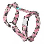 Pug, pink - Dog Harness or Cat Harness - april & june