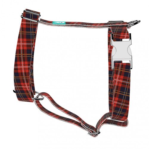 Klasszikus Piros Kockás - Kutyahám és Macskahám - Classic Christmas Tartan Red - april & june