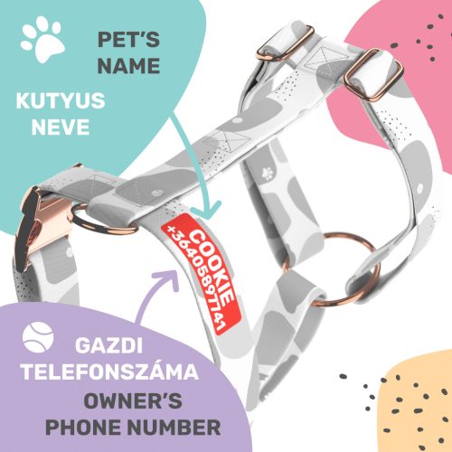 Név ráírása hámra, személyre szabás - april & june