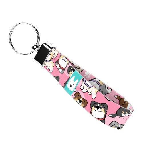 Ausztrál juhász, rózsaszín - Kulcstartó - pink - april & june