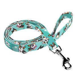 Pembroke Welsh Corgi, tricolor, blue - Leash - april & june