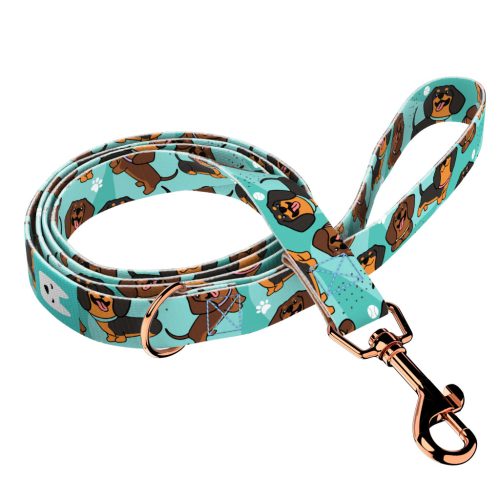 Dachshund, blue - Leash - april & june