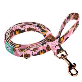 Dachshund, pink - Leash - april & june