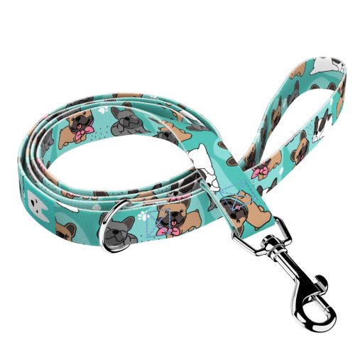 French Bulldog, blue - Leash - april & june