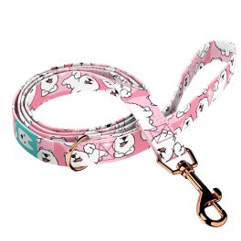 Samoyed, pink - Leash - april & june