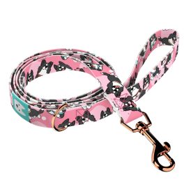 Border Collie, pink - Leash - april & june