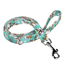 English Bulldog, blue - Leash - april & june