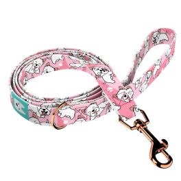 West Highland White Terrier, pink - Leash - april & june