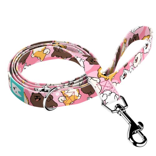 Spitz, rózsaszín - Kutya Póráz - Spitz, pink - april & june