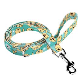 Golden Retriever, blue - Leash - april & june