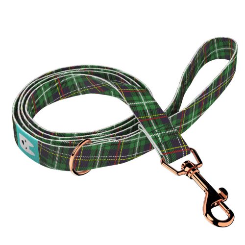 Classic Christmas Tartan Green - Leash - april & june