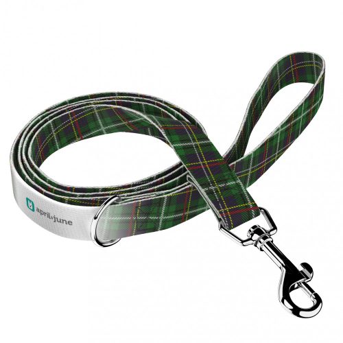 Klasszikus Zöld Kockás - Kutya Póráz - Classic Christmas Tartan Green - april & june