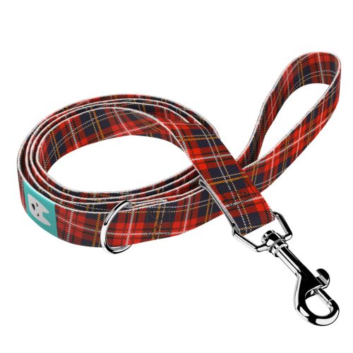 Classic Christmas Tartan Red - Leash - april & june