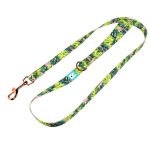 Monstera levelek rózsaszín alapon - Kutya Póráz - Tropical Monstera Leaves on Pink - april & june