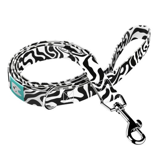 Fekete-fehér kavalkád - Kutya Póráz - Black and white swirl - april & june