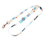 Pasztell kék és barack - Kutya Póráz - Pastel blue and peach - april & june