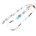 Pasztell kék és barack - Kutya Póráz - Pastel blue and peach - april & june