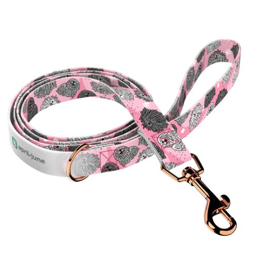 Puli, rózsaszín - Kutya Póráz - Puli, pink - april & june
