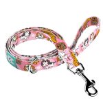 Spániel - Cavalier, rózsaszín - Kutya Póráz - Spániel - Cavalier, pink - april & june