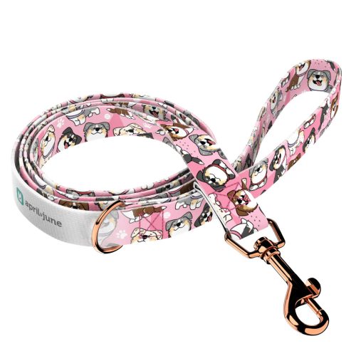 Ausztrál juhász, rózsaszín - Kutya Póráz - Ausztrál juhász, pink - april & june