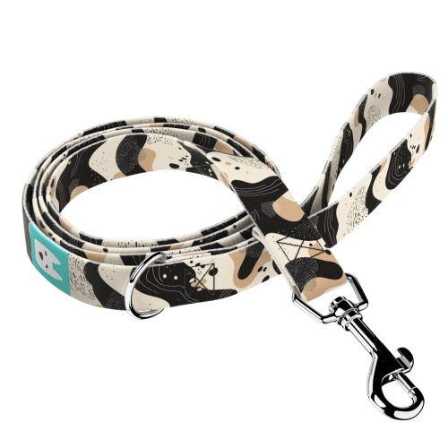 Bézs és fekete - Kutya Póráz Beige and black- april & june