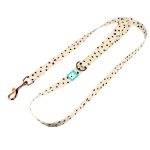 Fekete foltok bézs alapon - Kutya Póráz - Black dots on beige - april & june