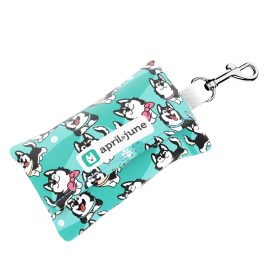 Husky, blue - Poop bag holder - april & june