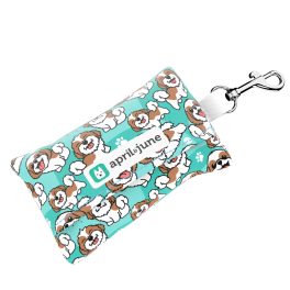 Shih Tzu, blue - Poop bag holder - april & june