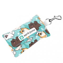 Spitz, blue - Poop bag holder - april & june